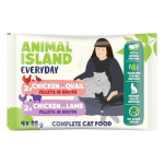 ANIMAL ISLAND Kana vuttide ja kana lambaliha fileed - m&auml;rgkassitoit - 4x85g