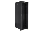 LANBERG 42U 19" Free Standing Rack Cabinet 800x1000 Black with Glass Door