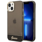 Guess GUHCP14MHGCOK Hardcase Translucent iPhone 14 Plus / 15 Plus 6.7" jaoks / must