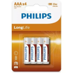 Philips R03L4B/10 AAA Patarei LongLife 4tk Blister