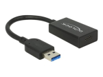Delock Converter USB 3.1 Gen 2 Type-A mees > USB Type-C USB-C adapter 15cm Must