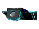 EkWaterBlocks EK-Quantum Scalar vooluindikaator &uuml;les-alla D-RGB vedeljahutuss&uuml;steemi veevoolu indikaator 1tk must l&auml;bipaistev