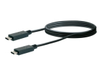 Schwaiger Power4You Professionaalne USB 2.0/USB 3.0/USB 3.1 Type-C Kaabel 1m Must