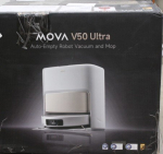 SALE OUT. MOVA V50 Ultra Robot Vacuum, White MOVA Robot Vacuum V50 Ultra Wet&Dry 6400 mAh Dust capacity 3.2 L 24000 Pa White DAMAGED PACKAGING 34 m