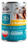 FRENDI Chicken Chunks in Delicate Sauce Wet Cat Food - 400g