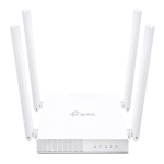 TP-LINK Kaheriba ruuter Archer C24 802.11ac 300+433 Mbit/s 10/100 Mbit/s Ethernet LAN (RJ-45) portid 4 Mesh Toetus Ei MU-MiMO Jah Ei mobil lai