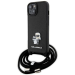 Karl Lagerfeld KLHCP15SSAKCPSK k&otilde;va &uuml;mbris Apple iPhone 15 jaoks