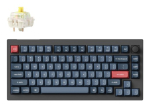 Keychron V1 Max RGB - US Layout - Hot-Swappable Gateron Jupiter Banana Juhtmeta Klaviatuur
