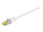 Goobay RJ45 CAT 7 S/FTP Vask 15m Valge