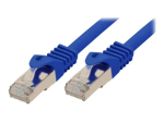 Shiverpeaks BASIC-S CAT 7 Kaabel/CAT 6a &Uuml;hendused SFTP, PiMF kaabli&uuml;hendusjuhe - Sinine