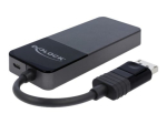 DeLock DisplayPort 1.4 Splitter 1 x DisplayPort kuni 3 x HDMI MST Video/Audio Splitter HDMI/DisplayPort