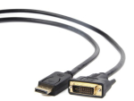 Gembird CC-DPM-DVIM-6 1.8m DisplayPort DVI videokaabli adapter must
