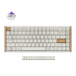 Keychron K2 HE - US Layout - Hot-Swappable Gateron Magnetic Nebula - Valge juhtmevaba klaviatuur