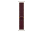 APPLE 49mm Burgundy Trail Loop - M/L - Natural Titanium Finish Apple