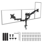 Maclean 3 Monitori Hoidja koos Gasvedru, 17''-27", 2-8kg, Must, MC-137