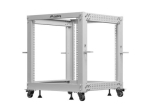 Lanberg Open Rack 19" 12U, 600X600-1100 Adjustable Grey
