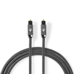 NEDIS CATB25000GY10 TosLink Optiline audio kaabel 1m