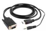 Gembird HDMI + 3.5mm VGA Kaabel Adapter 3m