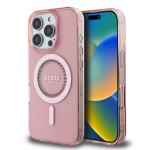 Guess IML rhinestones s&otilde;rmus MagSafe &uuml;mbris Apple iPhone 16 Pro jaoks