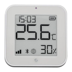 ZigBee Shelly BLU H&T ZB temperatuur- ja niiskussensor (valge)