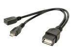 GEMBIRD A-OTG-AFBM-04 kaabel USB OTG AF micro BM + micro BF 0.15 m