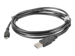 Lanberg CA-USBM-10CC-0018-BK USB-kaabel USB 2.0 1.8 m Micro-USB B USB A must
