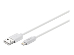 Goobay 50cm Lightning kaabel valge MFi