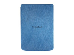 PocketBook Shell Series Protective Cover for Two eBook Readers Blue Polyurethane Leather