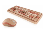 KeySonic KSKM-5200M-RF membraan/kummdome hiir ja klaviatuur draatamatu saade Saksa keeles