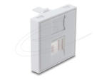 Delock Easy 45 Keystone mooduli hoidik tolmukorgiga, 45 x 45 mm - valge