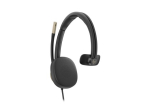 HP Poly Mission 815 Wired Headphones Black