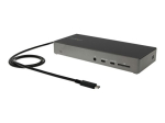 StarTech.com USB C Dock - Kolmik 4K Monitor USB Type-C Dokkijaam - 100W Power Delivery - DP 1.4 Alt Mode & DSC, 2x DisplayPort 1.4/HDMI 2.0
