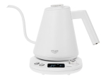 Adler Kettle AD 1349w Electric 1100 W 1 L Stainless Steel 360&deg; rotational base White