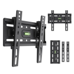 Maclean TV Hoidja / Klammer, max VESA 200x200, 13-43", kuni 45 kg, Must, kallutuskohane 2&deg;&ndash;-10&deg;, MC-189