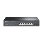 TP-LINK JetStream 10-Port Gigabit Smart PoE L&uuml;lit&ouml;&ouml; TL-SG2210MP Haldus L2 Rackmountable SFP portide arv 2 PoE+ portide arv 8 Toiteallikat&uuml;&uuml;p
