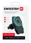 Swissten WM1-AV3 &Otilde;huventiili Autohoidik Juhtmevaba Laadimisega + Micro USB Kaabel 1.2m