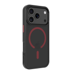 Taktikaline MagForce Hyperstealth 2.0 &uuml;mbris iPhone 17 Pro jaoks / must/punane