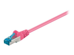 goobay CAT 6a SFTP, PiMF 5m V&otilde;rgukaabel Magenta