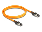 DeLOCK CAT 6a S/FTP 1m v&otilde;rgukaabel oranž