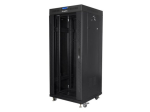 Lanberg Ruumikaapp 19" vaba seisev 27U/600x600 (tasapakk) klausuugiga lCD V2 FF01-6627-12BL Must