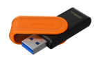 Kingston Technology DataTraveler 256GB kaasatav USB 3.2 Gen 1 Exodia S (must/oranž)