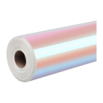 HTVRONT holograafiline isekleepuv kile, 30.5 cm x 90 cm (roosa-lilla)