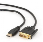 Gembird 1.8m HDMI/DVI M/M DVI-D must