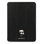 Karl Lagerfeld KLFC12OKMK Raamatu&uuml;mbris iPad 12.9" Pro 2021 jaoks / must