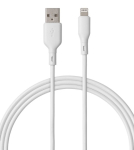 Qualo QRC-AL-00 Taaskasutatav kaabel USB-A - Lightning 1.5m / 12W / valge