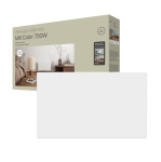 Mill Color Panel Heater COLOR700DN Paneelk&uuml;ttekeha 700 W Sobivad ruumidele kuni 9-12 m&sup2; Matt White IPX4