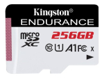 Kingston High Endurance microSDXC UHS-I U1 m&auml;lukaart 256GB 95MB/s