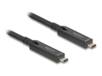 DeLOCK USB 2.0/DisplayPort 2.1 (Alt Mode) USB Type-C kaabel 3m must