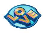 MAGMOJI Badge Love Blue Logo embleem Mitmev&auml;rviline