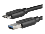 StarTech.com 2m 6ft &otilde;huke USB 3.0 A Micro B kaabel M/M - mobiilne laadimine s&uuml;nkroonimine USB 3.0 Micro B kaabel nutitelefonidele ja tahvelarvutite...